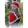 Santa's Little Helper by DROPS Design - Pannebånd og hals Strikkeoppskrift 3-12 år