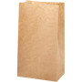 Papirpose, brun, str. 9x15 cm, H: 27 cm, 50 g, 100 stk./ 1 pk.