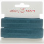 Infinity Hearts Foldeelastikk 20mm 338 Lys jeans - 5m
