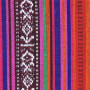 Jacquard med meksikanske striper Stoff 38 - 50 cm