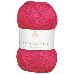 Shamrock Yarns 100% Bomull 8/4 Garn 19 Stvet Rosa