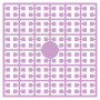 Pixelhobby Midi-perler 523 lys lilla 2x2mm - 140 piksler