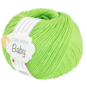 Bilde av Lana Grossa Cool Wool Baby Garn 319 Vårgrønn