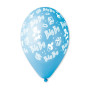 Bini Balloons Ballonger Baby Boy Lyseblå Ø29cm - 5 stk