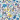 Bomuldspoplin Blomster 150cm 040 - 50 cm