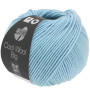 Lana Grossa Cool Wool Big Mélange Garn 1620 Broket lyseblått, stor melange