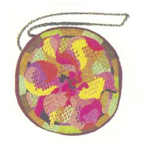 Bilde av Queen's Embroidery Broderingssett - Magnolia Veskebroderi - Design Av