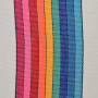 Lerret med stripete stoff 150cm 151 Multi - 50 cm