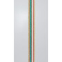 Elastisk bånd 25mm gull/grønn/hvit/rød med lurex - 50 cm