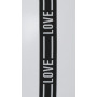 Elastisk strikk 38mm Love Black/White - 50 cm