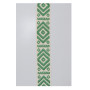 Veskerem i bomull/polyester 38 mm natur/grønn - 50 cm