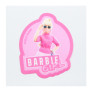 Strykeklistremerke Barbie Girl 6 x 7 cm