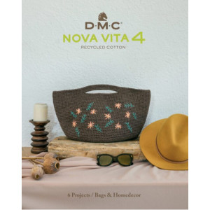 Bilde av Dmc Nova Vita 4 Oppskriftsbok - 6 Poser Og Prosjekter Til Hjemmet