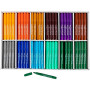 Colortime tusjer, suppl. farger, strek 5 mm, 12x24 stk./ 1 pk.