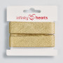 Infinity Hearts Lurex skråbånd 40/20 mm 02 Gold