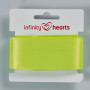 Infinity Hearts Satengbånd Dobbeltsidet 38mm 544 Lime - 5m