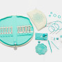 KnitPro Mindful Collection Utskiftbare Rundpinnesett Warmth Rustfritt Stål 40, 48 & 56 cm 3-10 mm 11 størrelser