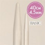 Drops Basic Rundpinner Aluminium 40cm 4.50mm / 15.7in US 7
