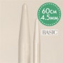 Drops Basic Rundpinner Aluminium 60cm 4.50mm / 23.6in US 7