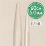 Drops Basic Rundpinner Aluminium 60cm 5.00mm / 23.6in US 8