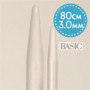 Drops Basic Rundpinner Aluminium 80cm 3.00mm / 31.5in US 2½