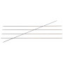KnitPro Karbonz Strømpepinde Kulfiber 15cm 1,00mm / US00000